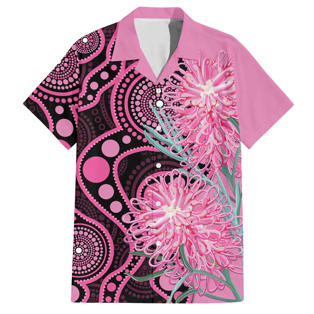 Australia Grevillea Hawaiian Shirt Aussie Native Spider Flower Indigenous Art