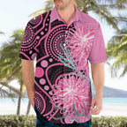 Australia Grevillea Hawaiian Shirt Aussie Native Spider Flower Indigenous Art