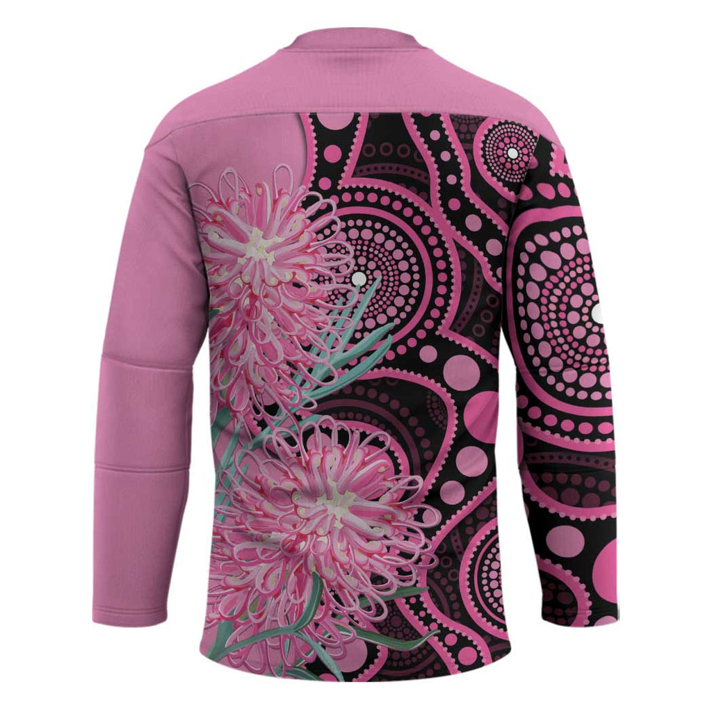 Australia Grevillea Hockey Jersey Aussie Native Spider Flower Indigenous Art