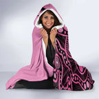 Australia Grevillea Hooded Blanket Aussie Native Spider Flower Indigenous Art