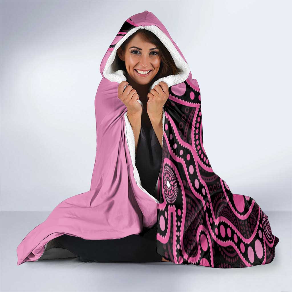Australia Grevillea Hooded Blanket Aussie Native Spider Flower Indigenous Art