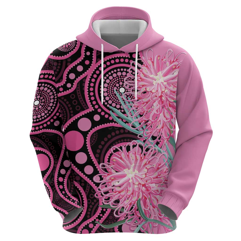 Australia Grevillea Hoodie Aussie Native Spider Flower Indigenous Art