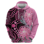 Australia Grevillea Hoodie Aussie Native Spider Flower Indigenous Art