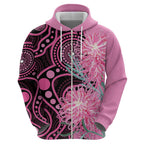 Australia Grevillea Hoodie Aussie Native Spider Flower Indigenous Art