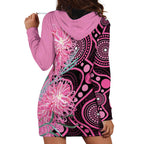 Australia Grevillea Hoodie Dress Aussie Native Spider Flower Indigenous Art