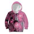 Australia Grevillea Kid Hoodie Aussie Native Spider Flower Indigenous Art