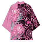 Australia Grevillea Kimono Aussie Native Spider Flower Indigenous Art