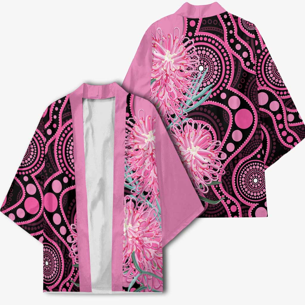 Australia Grevillea Kimono Aussie Native Spider Flower Indigenous Art