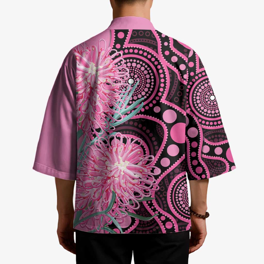 Australia Grevillea Kimono Aussie Native Spider Flower Indigenous Art