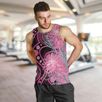 Australia Grevillea Men Tank Top Aussie Native Spider Flower Indigenous Art
