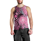 Australia Grevillea Men Tank Top Aussie Native Spider Flower Indigenous Art