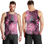 Australia Grevillea Men Tank Top Aussie Native Spider Flower Indigenous Art