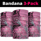 Australia Grevillea Neck Gaiter Aussie Native Spider Flower Indigenous Art