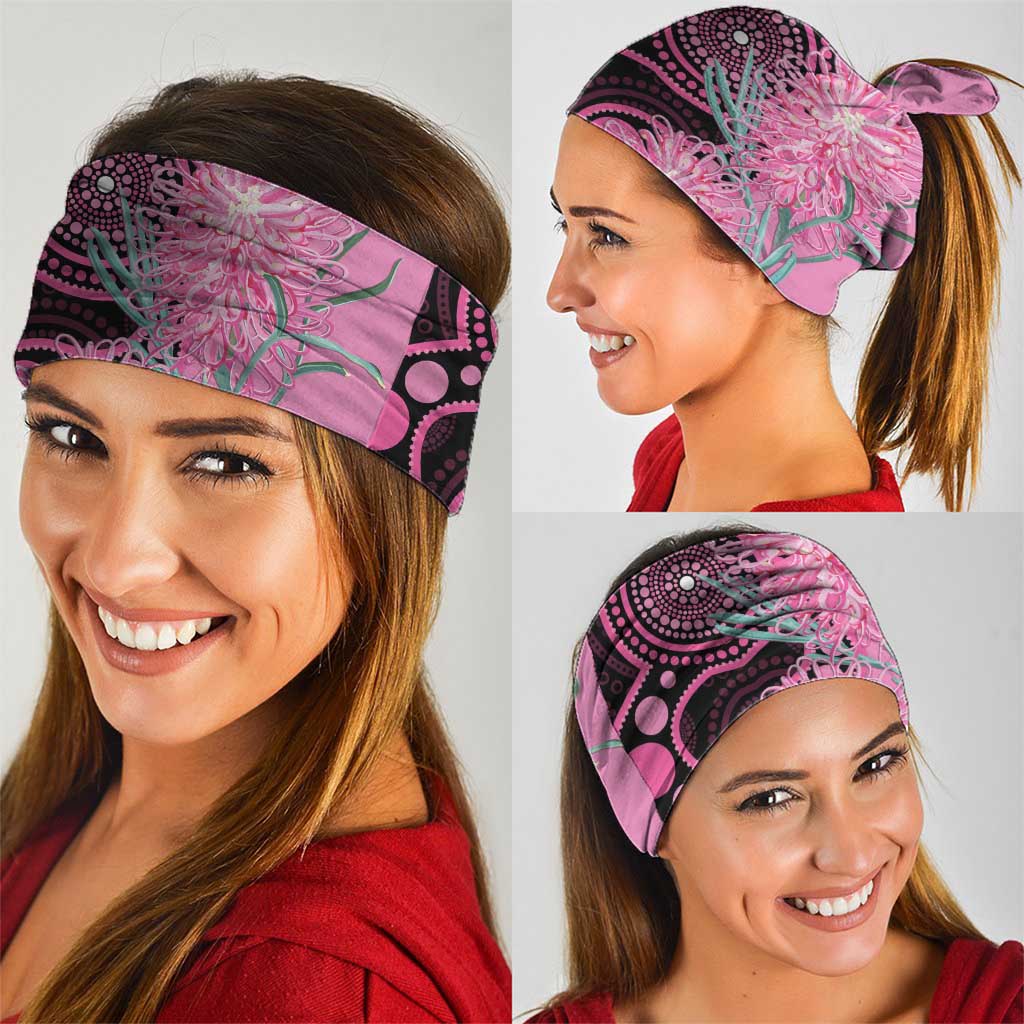 Australia Grevillea Neck Gaiter Aussie Native Spider Flower Indigenous Art