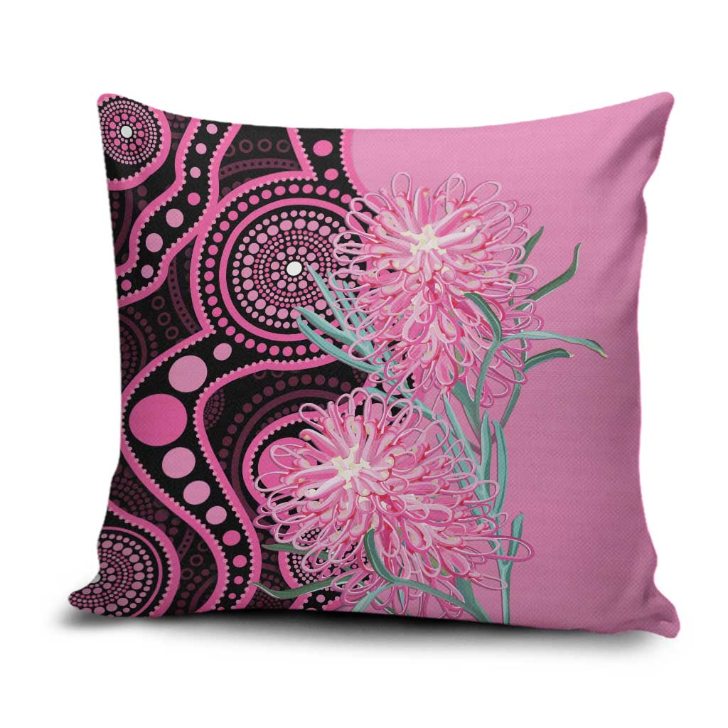 Australia Grevillea Pillow Cover Aussie Native Spider Flower Indigenous Art