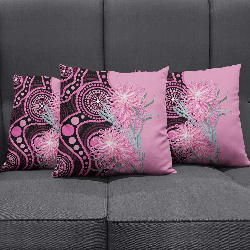 Australia Grevillea Pillow Cover Aussie Native Spider Flower Indigenous Art