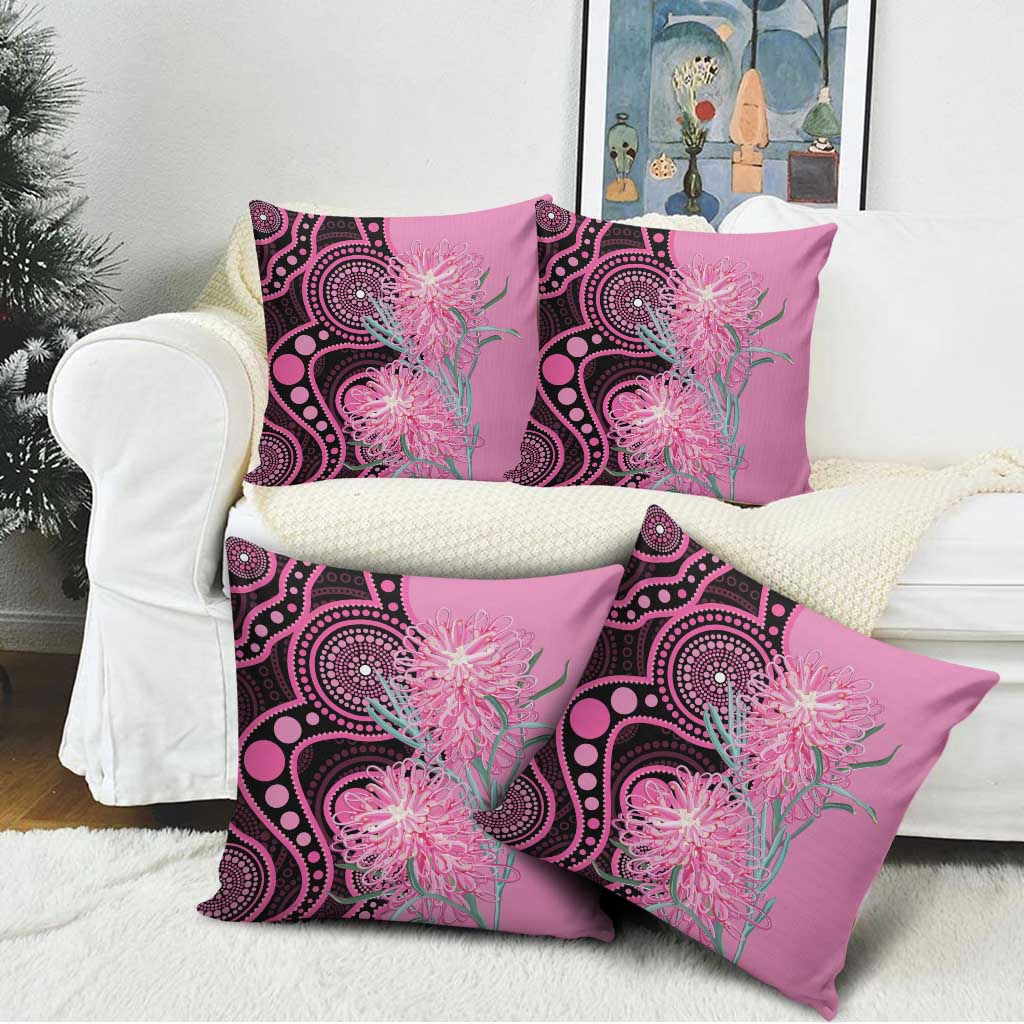 Australia Grevillea Pillow Cover Aussie Native Spider Flower Indigenous Art