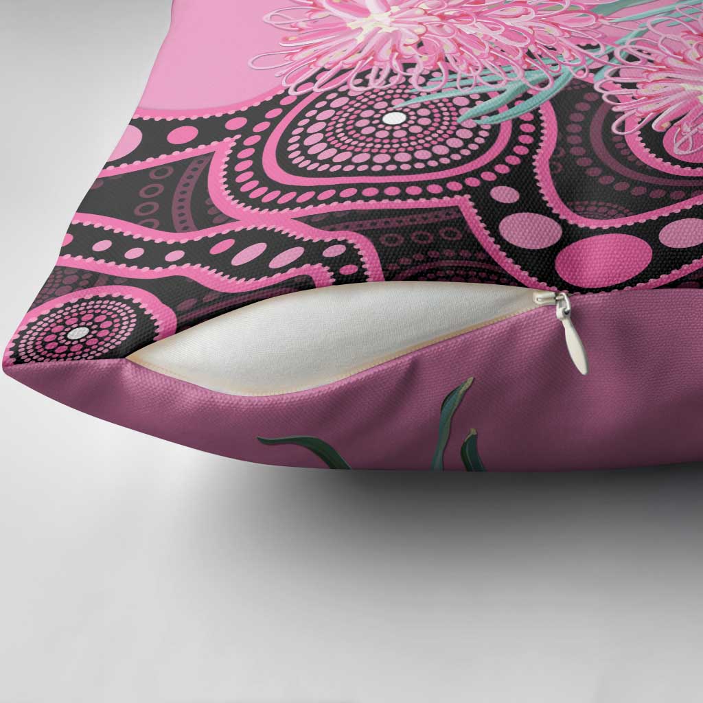 Australia Grevillea Pillow Cover Aussie Native Spider Flower Indigenous Art