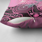 Australia Grevillea Pillow Cover Aussie Native Spider Flower Indigenous Art