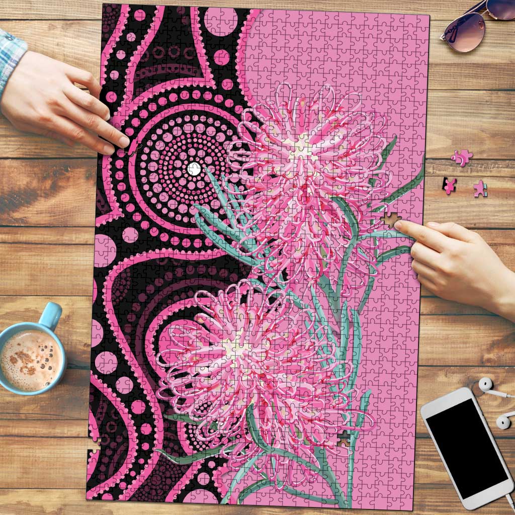 Australia Grevillea Puzzle Aussie Native Spider Flower Indigenous Art