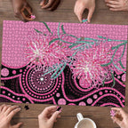 Australia Grevillea Puzzle Aussie Native Spider Flower Indigenous Art