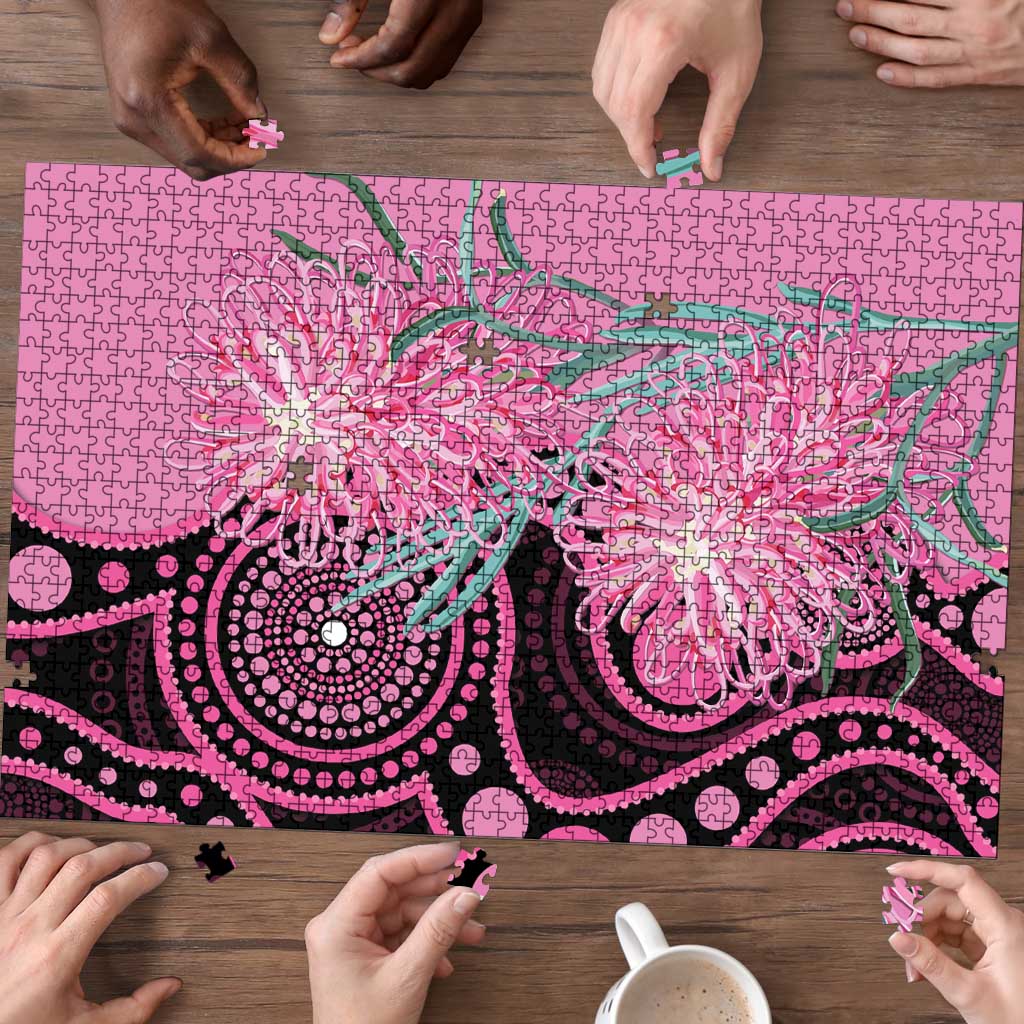 Australia Grevillea Puzzle Aussie Native Spider Flower Indigenous Art
