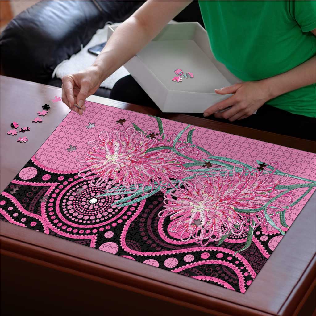 Australia Grevillea Puzzle Aussie Native Spider Flower Indigenous Art