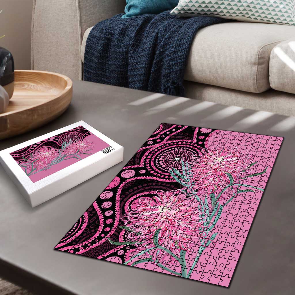 Australia Grevillea Puzzle Aussie Native Spider Flower Indigenous Art