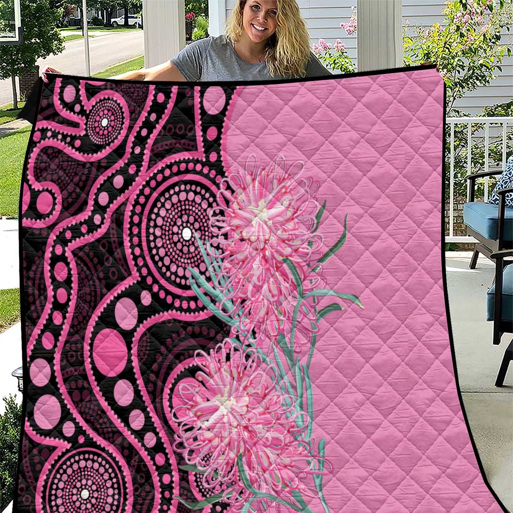 Australia Grevillea Quilt Aussie Native Spider Flower Indigenous Art