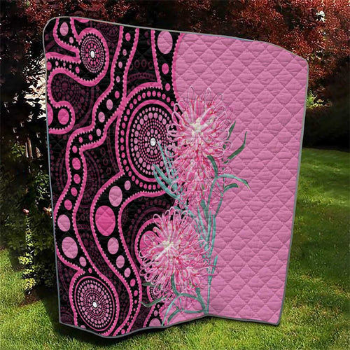 Australia Grevillea Quilt Aussie Native Spider Flower Indigenous Art