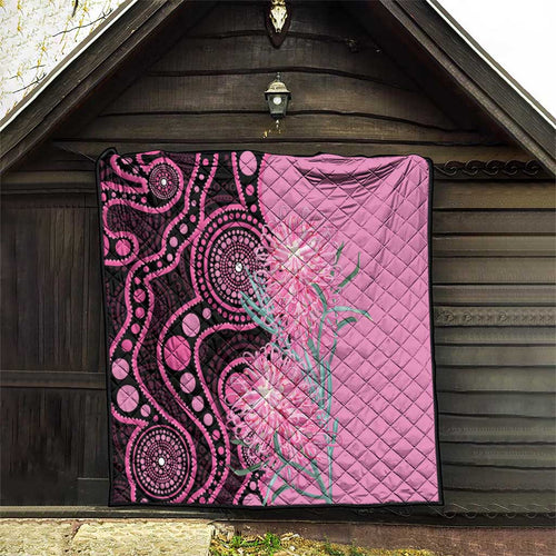 Australia Grevillea Quilt Aussie Native Spider Flower Indigenous Art