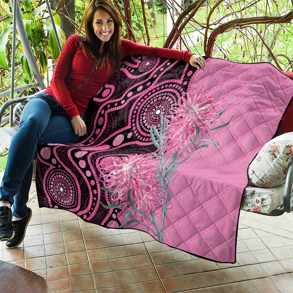 Australia Grevillea Quilt Aussie Native Spider Flower Indigenous Art