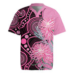 Australia Grevillea Rugby Jersey Aussie Native Spider Flower Indigenous Art