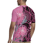 Australia Grevillea Rugby Jersey Aussie Native Spider Flower Indigenous Art