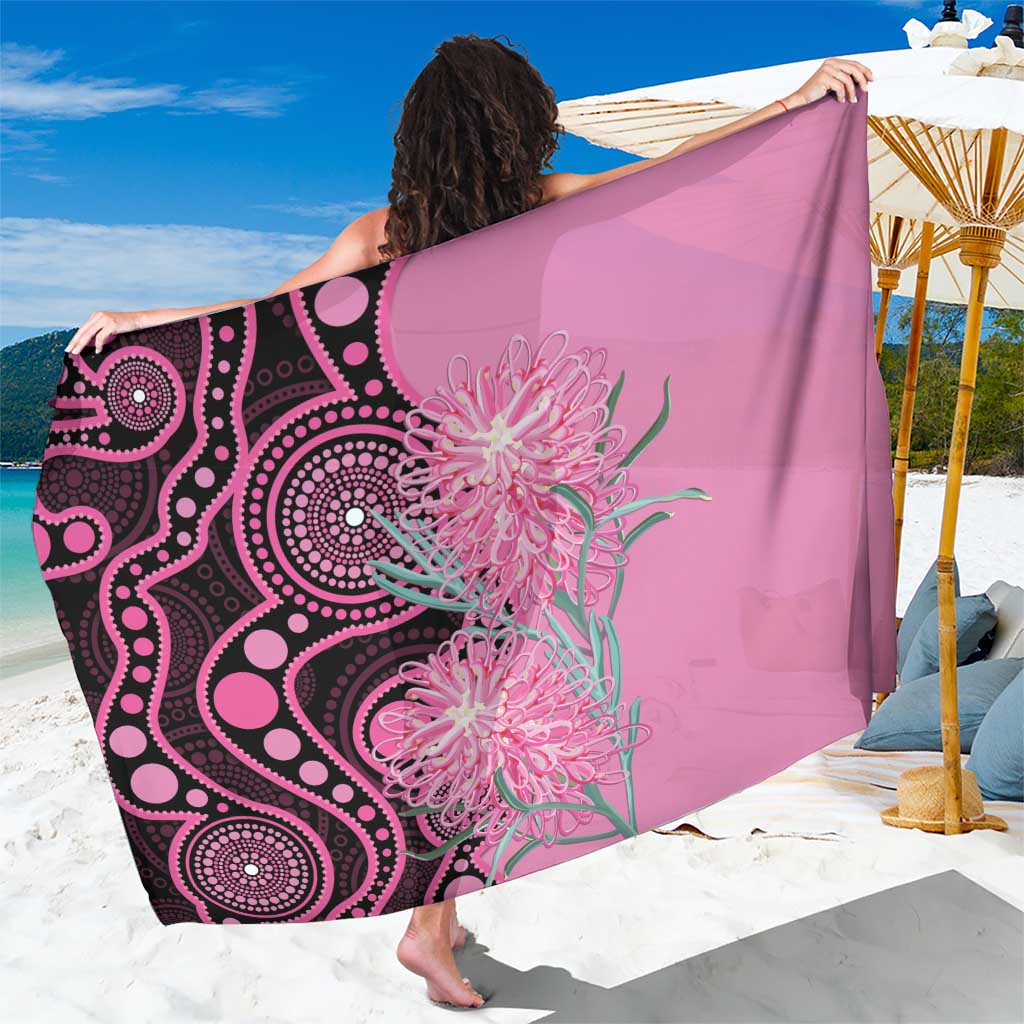 Australia Grevillea Sarong Aussie Native Spider Flower Indigenous Art