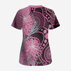 Australia Grevillea Scrub Top Aussie Native Spider Flower Indigenous Art