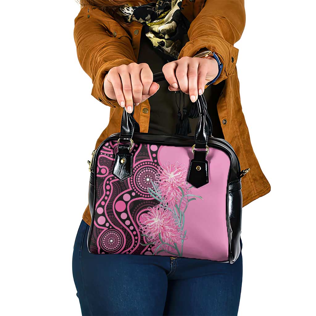 Australia Grevillea Shoulder Handbag Aussie Native Spider Flower Indigenous Art