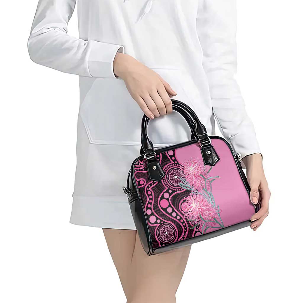 Australia Grevillea Shoulder Handbag Aussie Native Spider Flower Indigenous Art