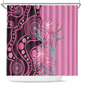 Australia Grevillea Shower Curtain Aussie Native Spider Flower Indigenous Art
