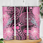 Australia Grevillea Skinny Tumbler Aussie Native Spider Flower Indigenous Art