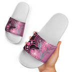 Australia Grevillea Slide Sandals Aussie Native Spider Flower Indigenous Art