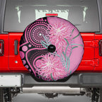 Australia Grevillea Spare Tire Cover Aussie Native Spider Flower Indigenous Art