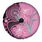 Australia Grevillea Spare Tire Cover Aussie Native Spider Flower Indigenous Art