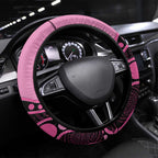 Australia Grevillea Steering Wheel Cover Aussie Native Spider Flower Indigenous Art