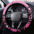 Australia Grevillea Steering Wheel Cover Aussie Native Spider Flower Indigenous Art