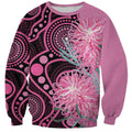 Australia Grevillea Sweatshirt Aussie Native Spider Flower Indigenous Art