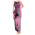 Australia Grevillea Tank Maxi Dress Aussie Native Spider Flower Indigenous Art