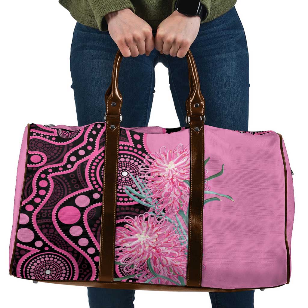 Australia Grevillea Travel Bag Aussie Native Spider Flower Indigenous Art
