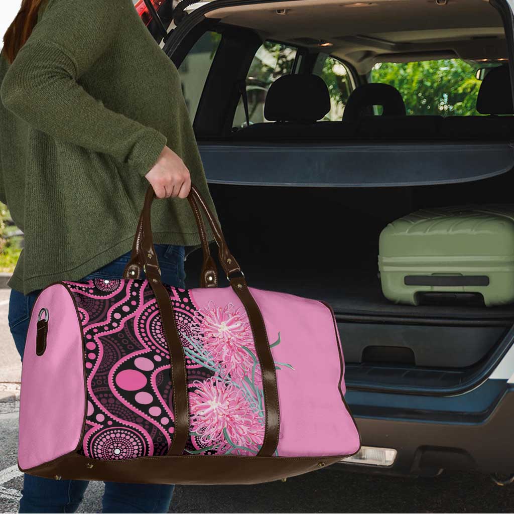 Australia Grevillea Travel Bag Aussie Native Spider Flower Indigenous Art
