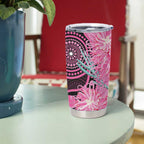 Australia Grevillea Tumbler Cup Aussie Native Spider Flower Indigenous Art
